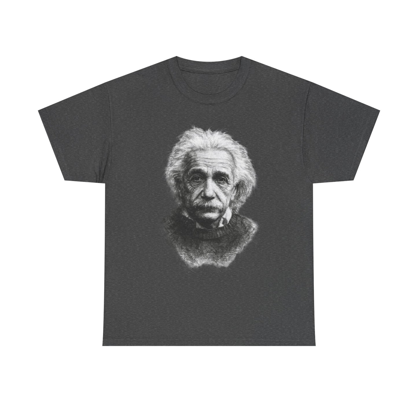 Albert Einstein Genius Physicist Retro Art T Shirt Iconic Science Graphic Tee