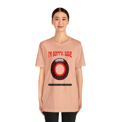 2001: A Space Odyssey Quote Tee - Classic Sci Fi Unisex Cotton Shirt with Iconic AI Line t-Shirt