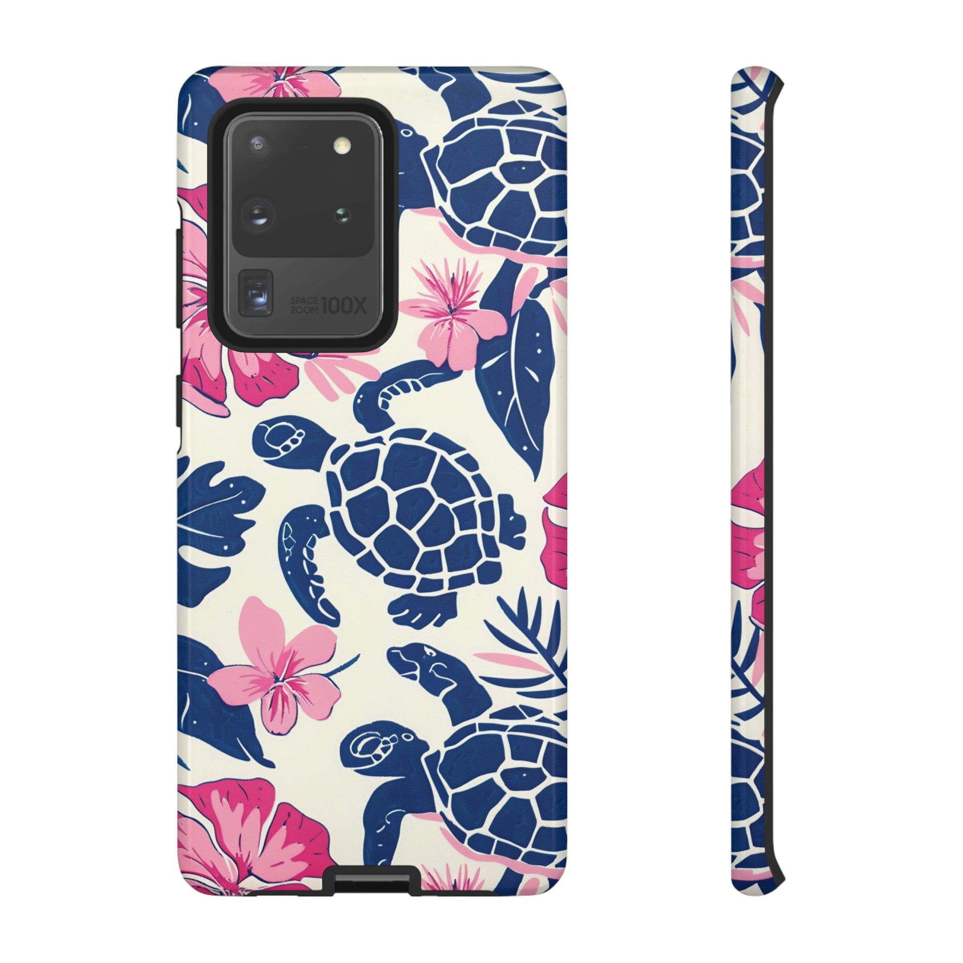 Sea Turtle Floral iPhone Case