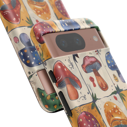 Trippy Magic Mushroom Toadstools Phone Case