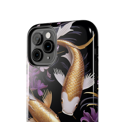 Graceful Flow: Koi Fish Inspired | Japanese Art Masterpiece iPhone Case