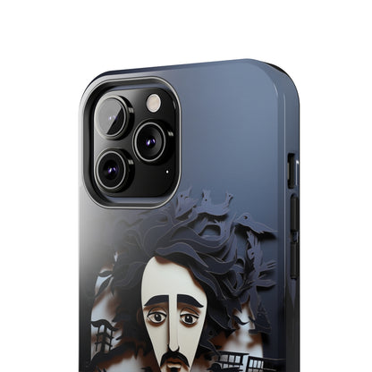 Edgar Allan Poe Gothic Halloween iPhone Case | Embrace the Dark Gothic Charm