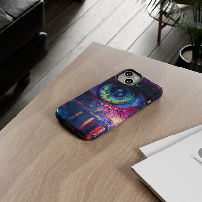 Eye of the Beholder Cyberpunk Art Phone Case