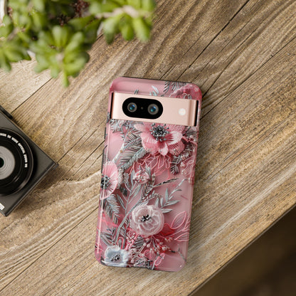 Coquette Aesthetic Floral Art Phone Case