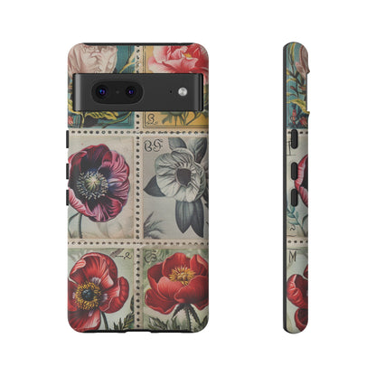 Vintage Floral Stamps Phone Case