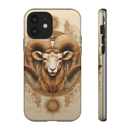 Aries Astrology Stained Glass Phone Case