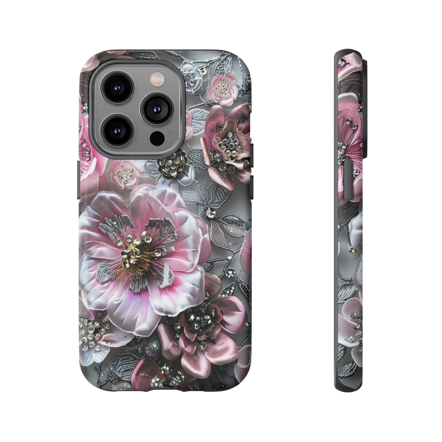 Coquette Aesthetic Floral Art iPhone 15 Case