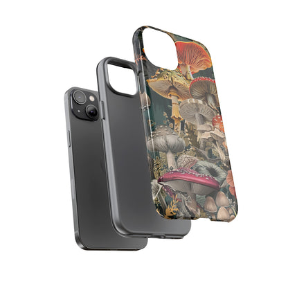 Vintage Illustration Mushroom Collage Phone Case