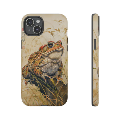 Toad on a Branch Japanese Style Art Painting Phone Case