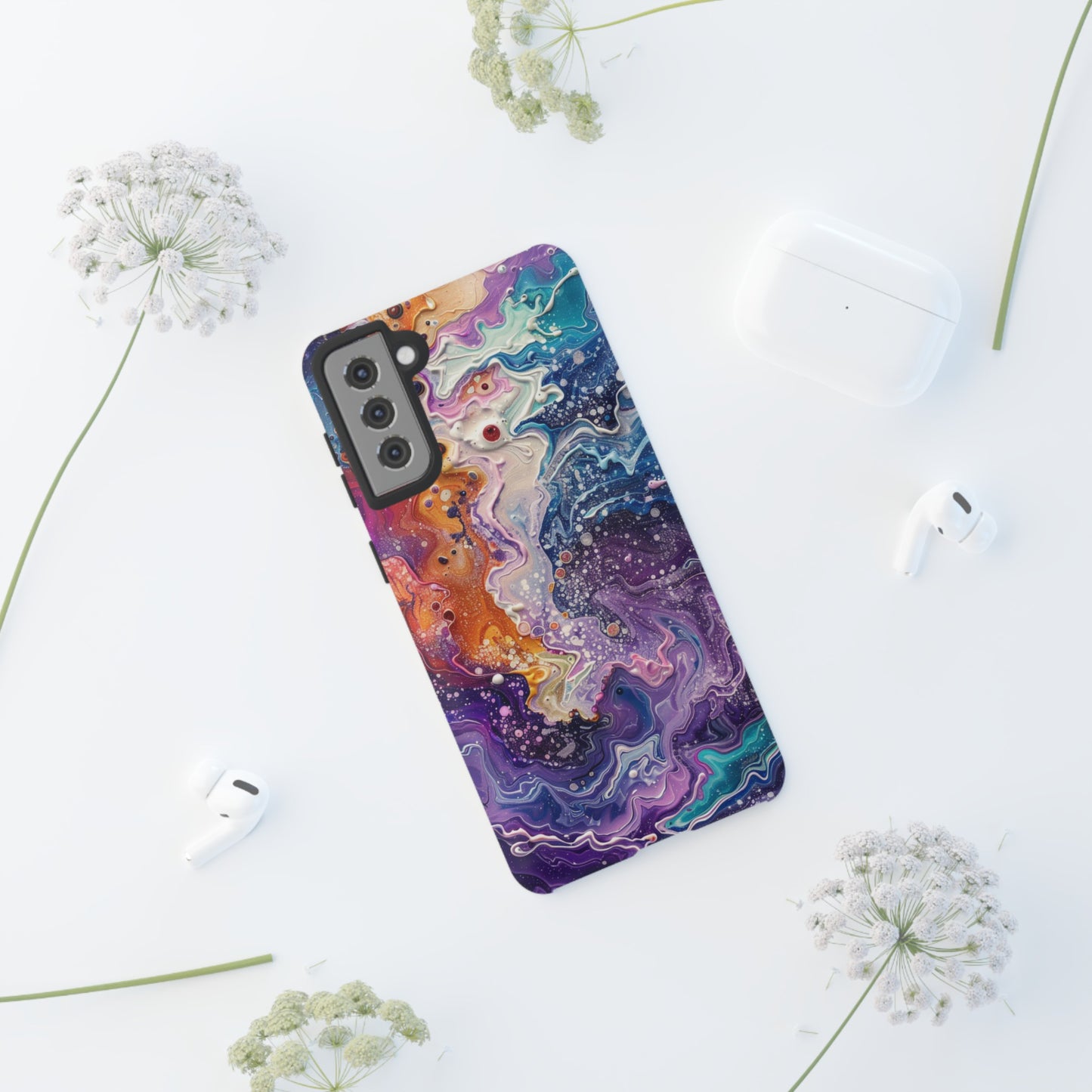 Trippy Psychedelic Color Waves Phone Case