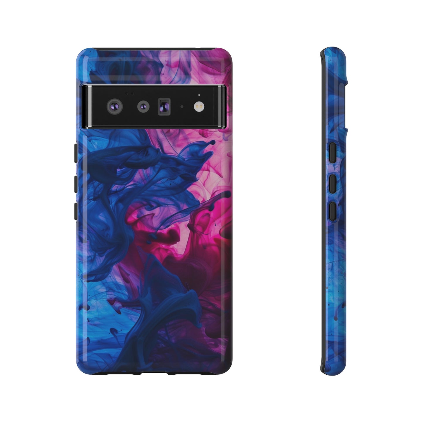 Magenta and Blue Color Explosion Phone Case