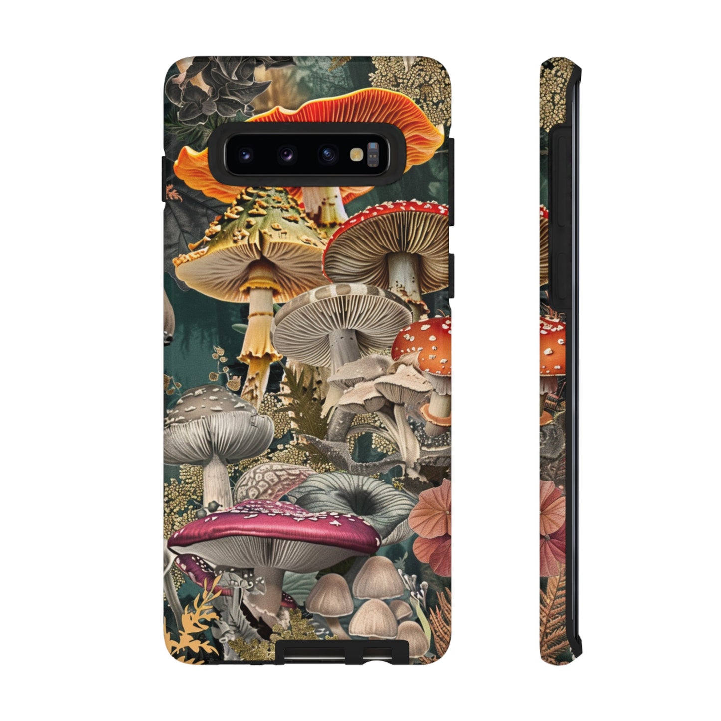 Vintage Illustration Mushroom Collage Phone Case