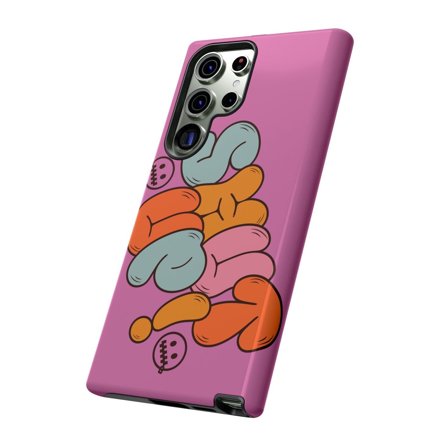 Shut Up Phone Case | Warm Retro Psychedelic Colors | For iPhone, Pixel, Samsung