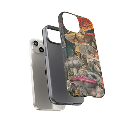 Vintage Illustration Mushroom Collage Phone Case