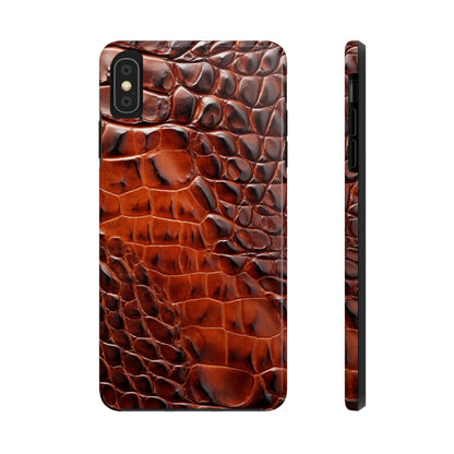 Alligator Skin Texture iPhone Case | Embrace Luxurious Style and Protection