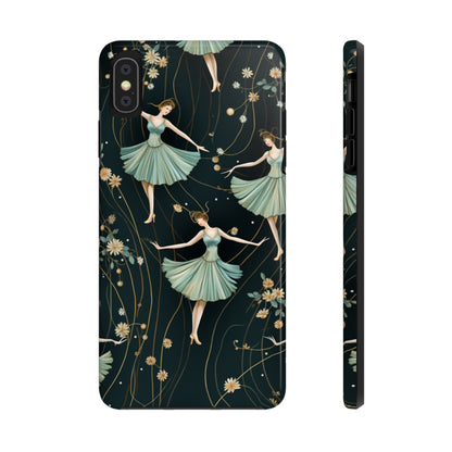 Vintage Style Dancing Ballerina iPhone Case | Embrace Elegance and Grace in Retro Charm