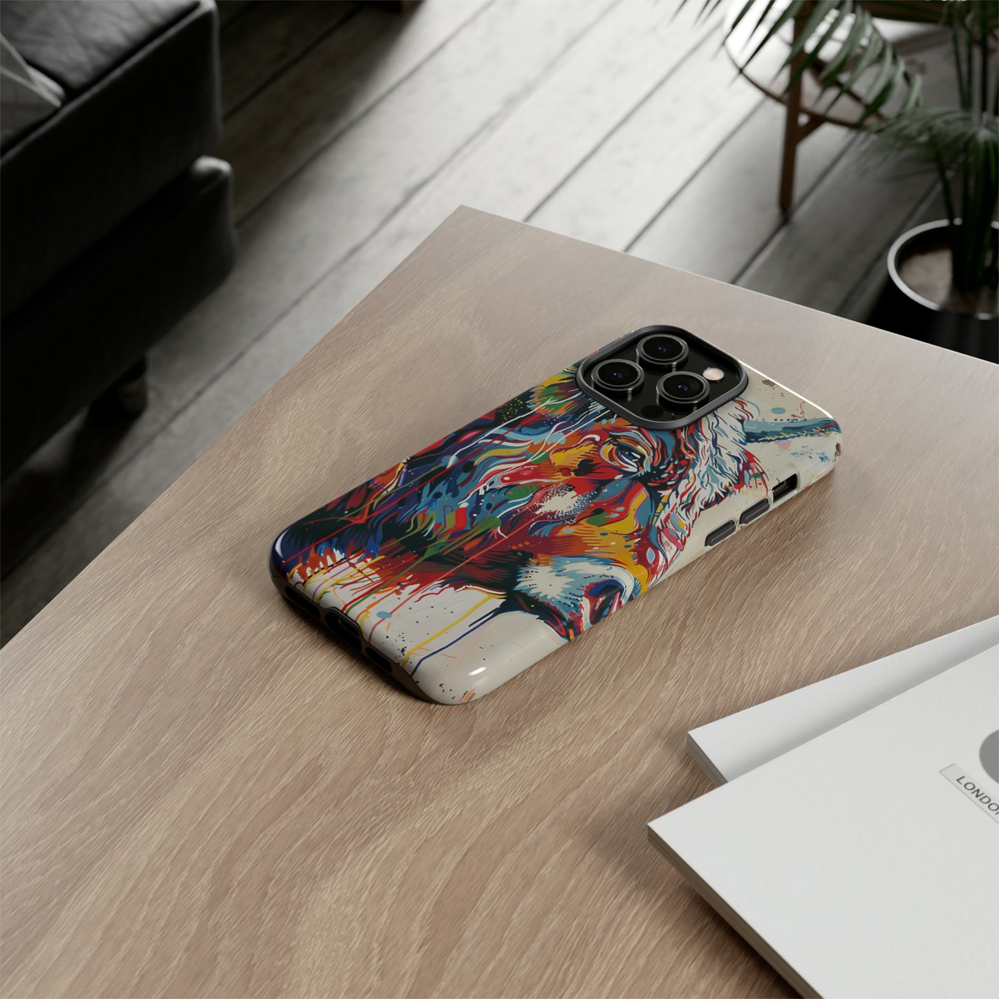 Whole Lotta Bull Abstract Phone Case