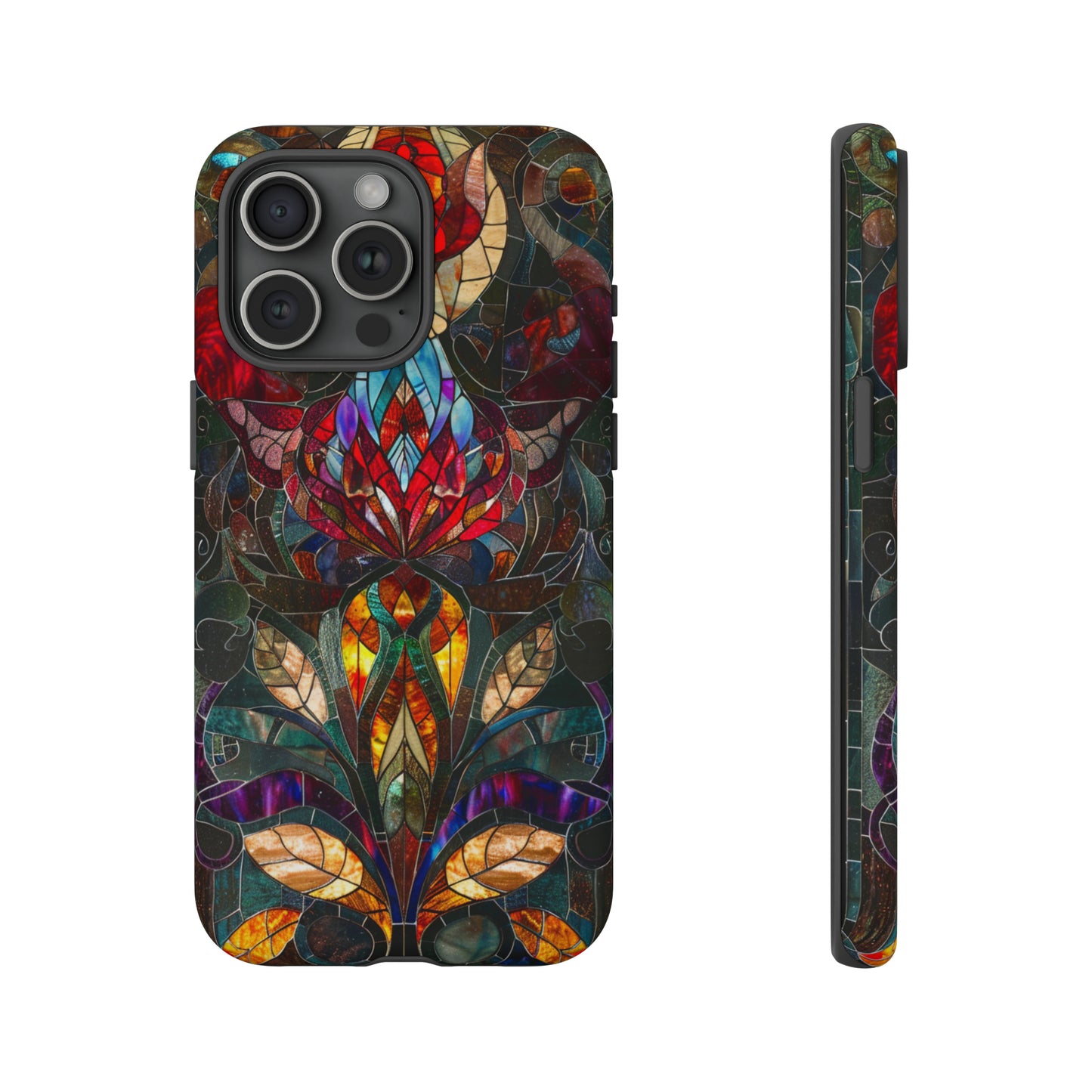 Art Deco Stained Glass floral Phone Case