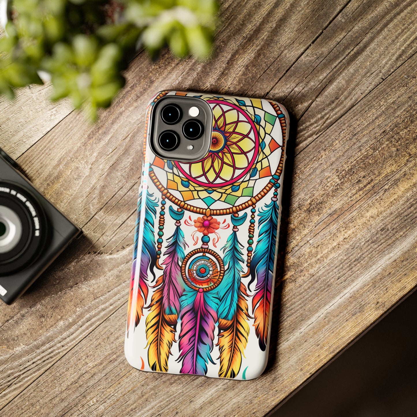 Psychedelic Native American Dreamcatcher iPhone Case | Fusion of Art and Cultural Heritage