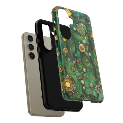 Green Celestial Stained Glass Mosaic Phone Case