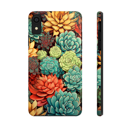 Succulent Desert Cactus Floral iPhone Case | Embrace the Beauty of Arid Elegance