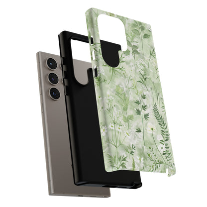 Floral Sage Green Wildflower Phone Case