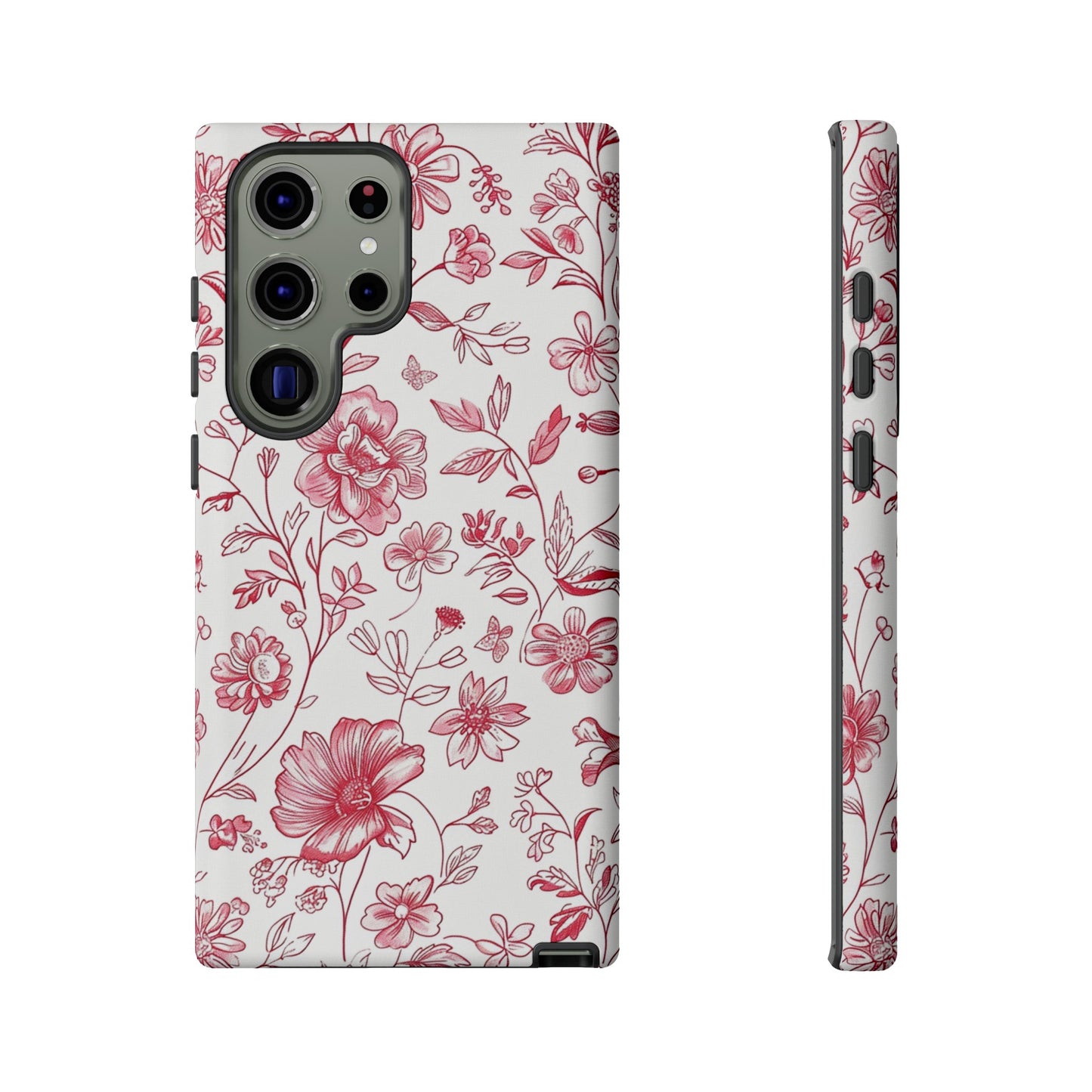 Pink Floral Wildflower Phone Case