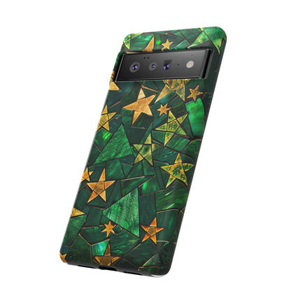 Green Celestial Stained Glass Mosaic Phone Case