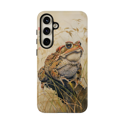 Toad on a Branch Japanese Style Art Painting Phone Case