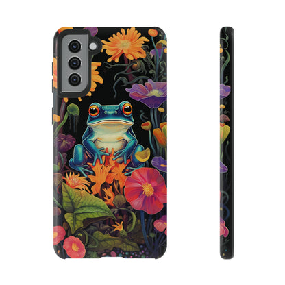 Floral Frogs Elegance Phone Case for Google Pixel, iPhone & Samsung Galaxy