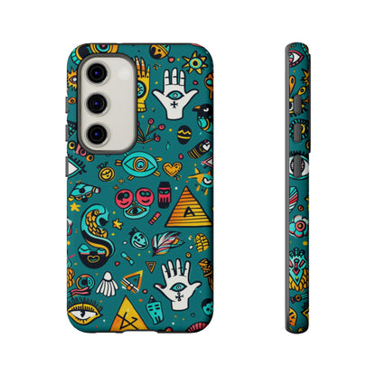 UFOs and Ancient Egypt Talisman Collage Phone Case