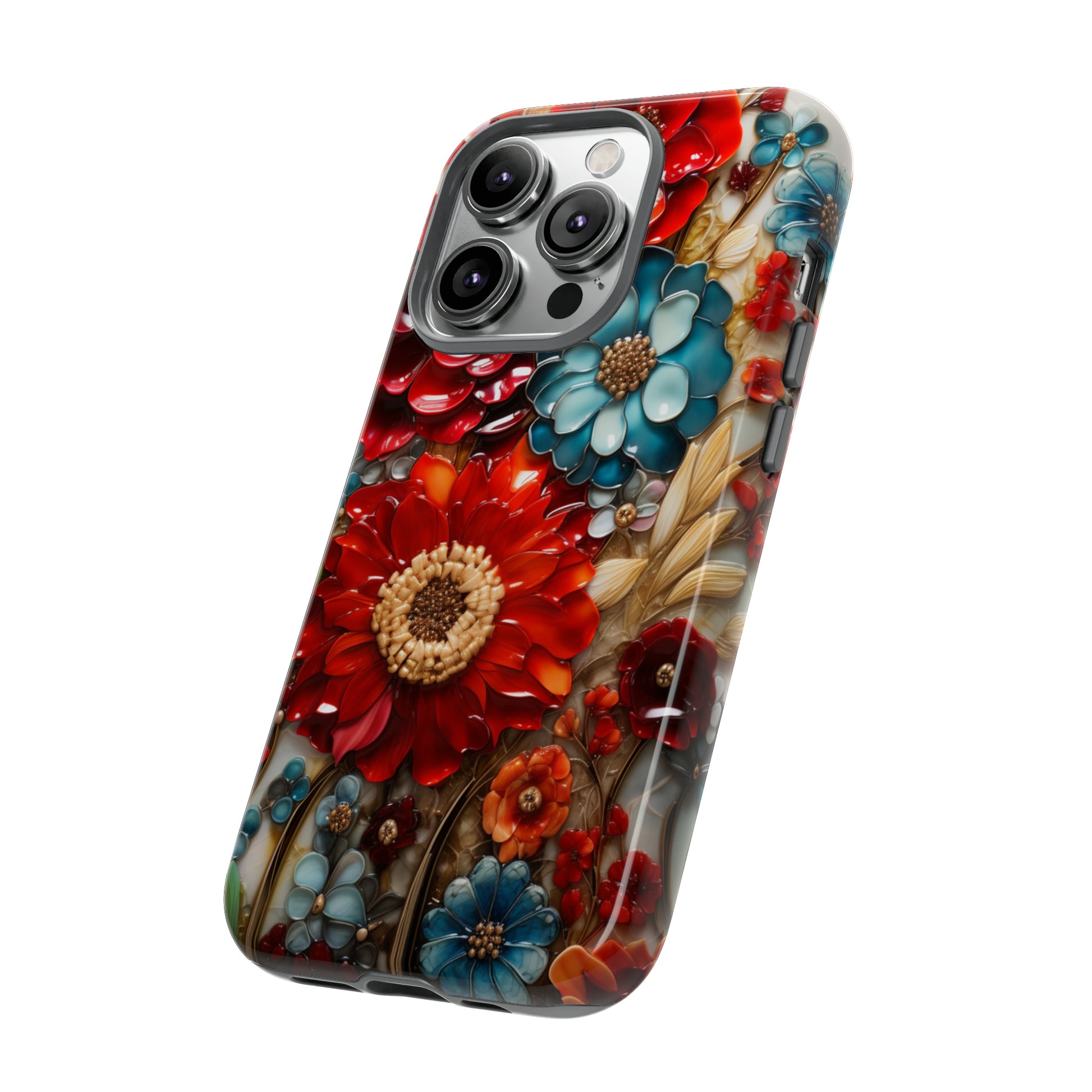 Vibrant mosaic tile phone cover for Samsung Galaxy