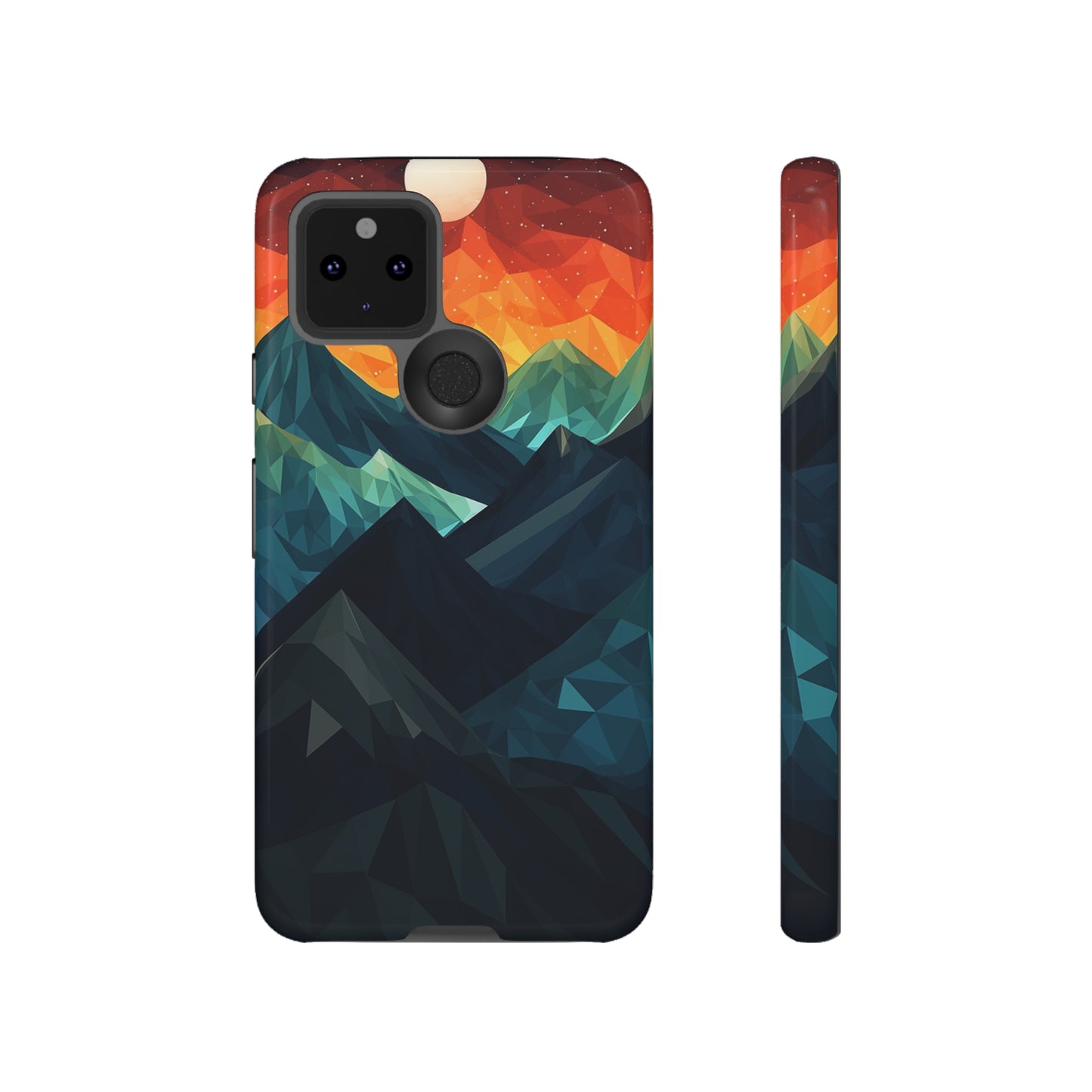 Mountain Abstract Tough Case | Embrace Nature's Beauty with a Durable Phone Case