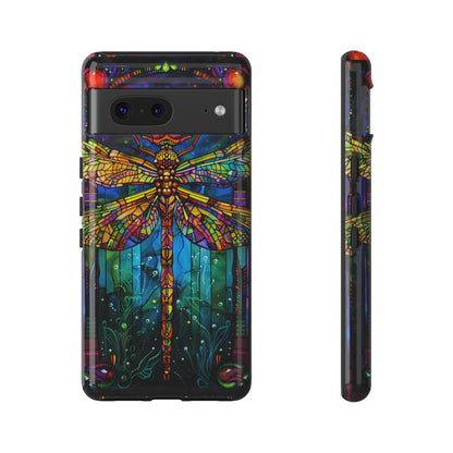 Art Deco Stained Glass Dragonfly Phone Cover