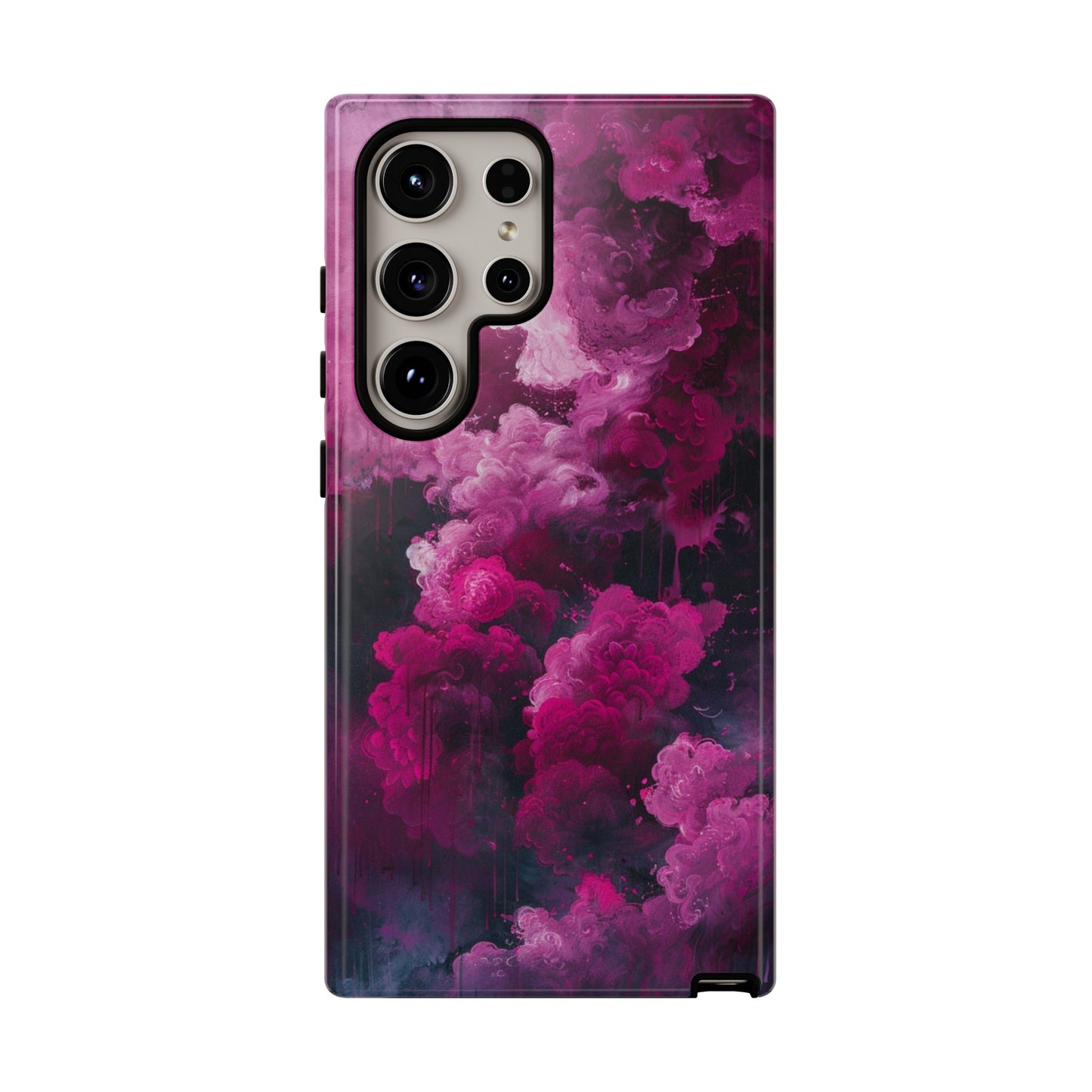 Magenta and Blue Color Explosion Phone Case