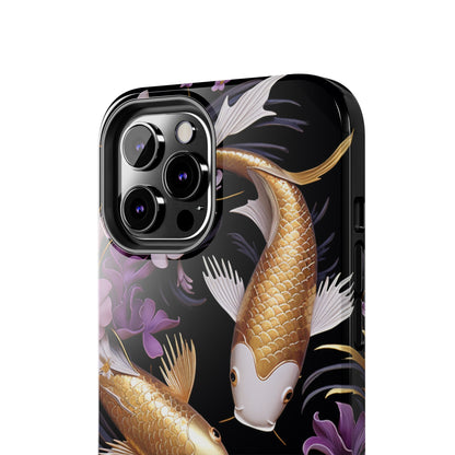 Graceful Flow: Koi Fish Inspired | Japanese Art Masterpiece iPhone Case