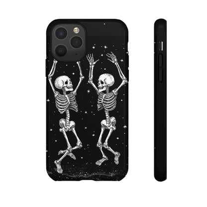 Halloween Dancing Skeletons iPhone Case