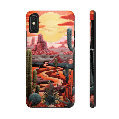 Cactus Desert Sunset Phone Case