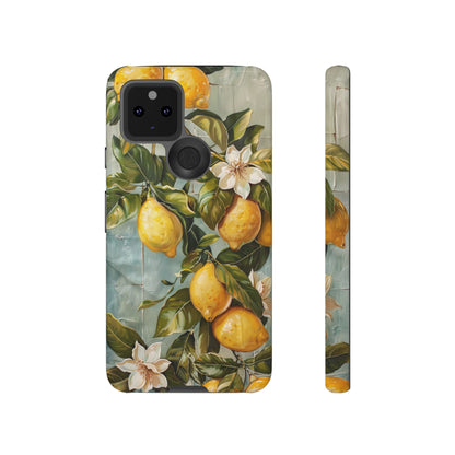 Mediterranean Lemon Tile Oil Painting iPhone 13 Case