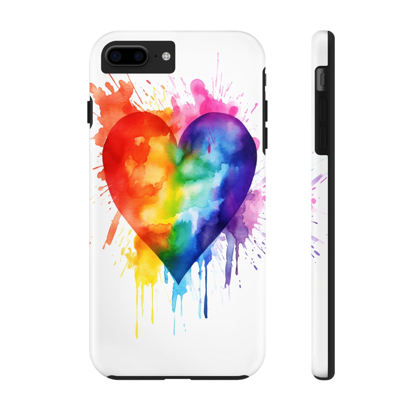 Gay Pride Rainbow Heart iPhone Case | Embrace Love, Equality, and LGBTQ+ Pride