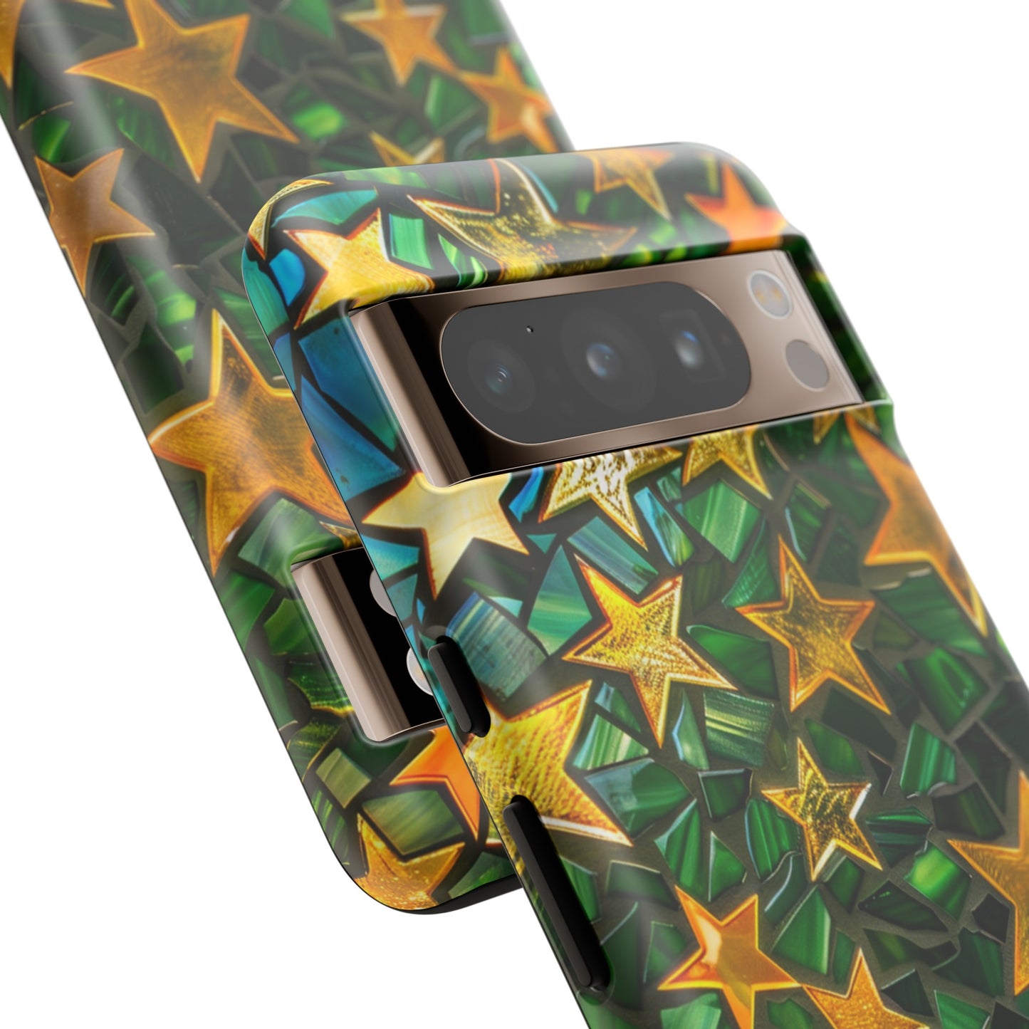 Green Celestial Stained Glass Mosaic Phone Case