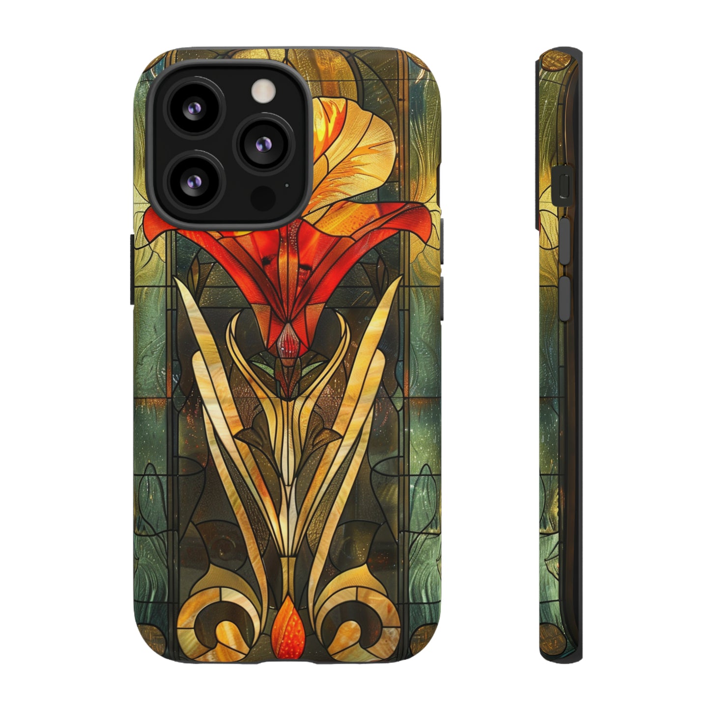 Art Deco Stained Glass floral Phone Case