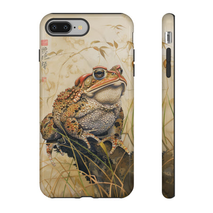 Toad on a Branch Japanese Style Art Painting Phone Case