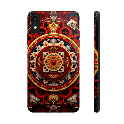 Mystical Visions: Psychedelic Tibet Mandala | Buddhist iPhone Case