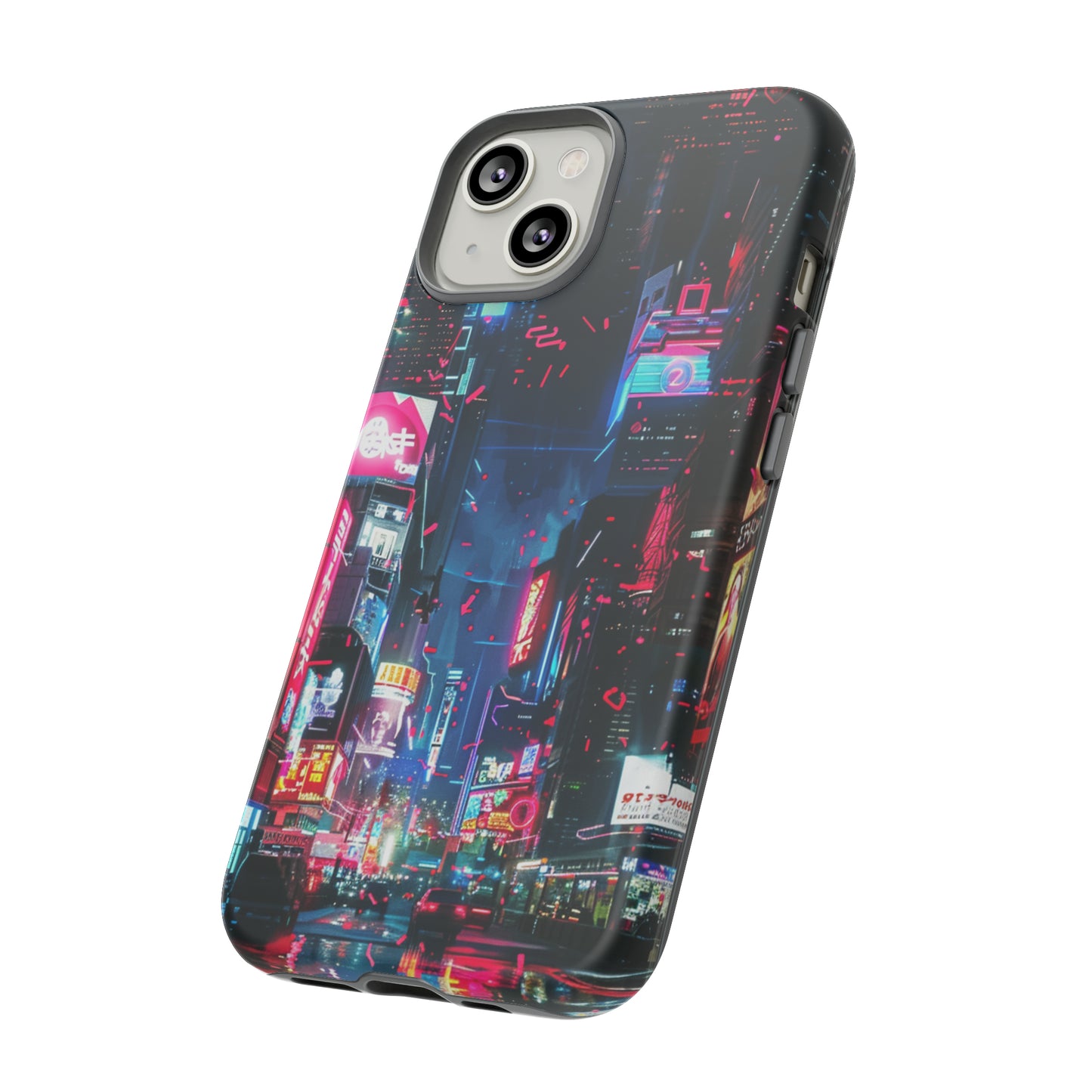 Cyberpunk Tokyo Cityscape Phone Case