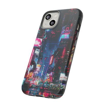 Cyberpunk Tokyo Cityscape Phone Case