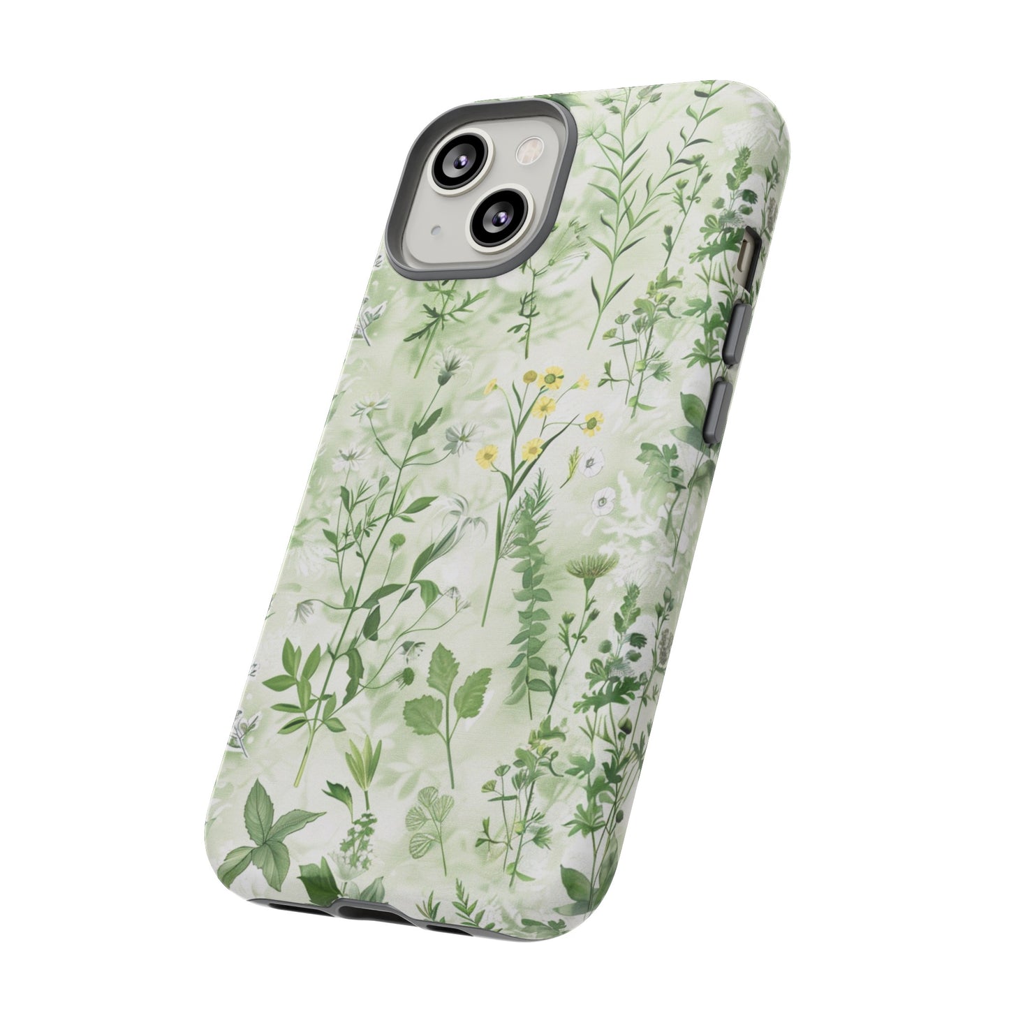 Floral Sage Green Wildflower Phone Case