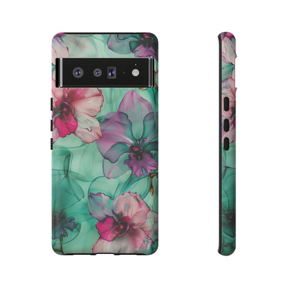 Watercolor Floral Orchids Phone Case