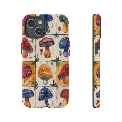 Trippy Magic Mushroom Toadstools Phone Case