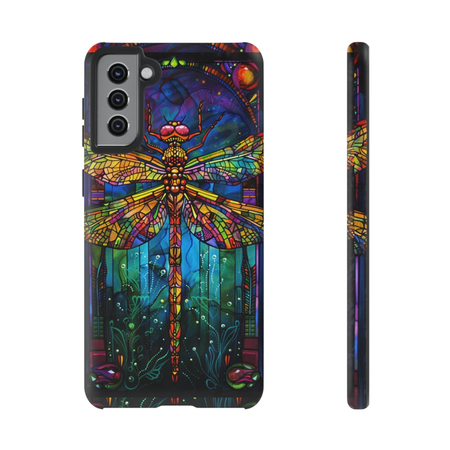 Art Deco Stained Glass Dragonfly Phone Cover